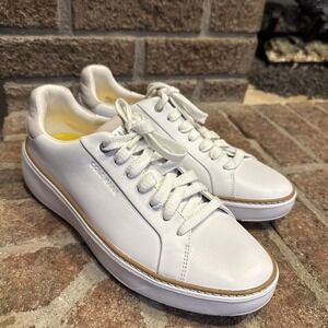 Cole Haan Grandpro Topspin Women's White Leather Sneakers Size 8B